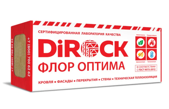 Внутренняя теплоизоляция DiROCK Флор Оптима